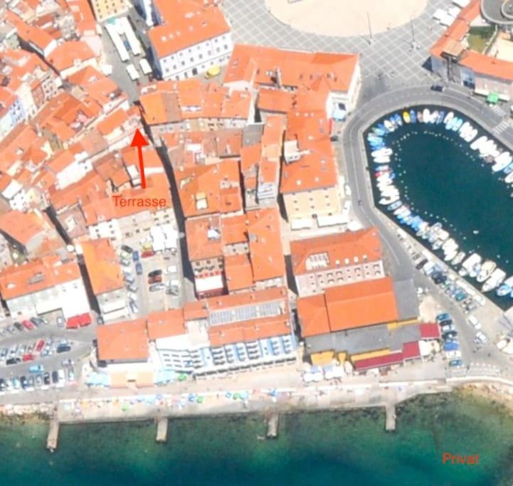 Tartini - Private Roof Terrace - Self Check-In Apartman Piran Kültér fotó
